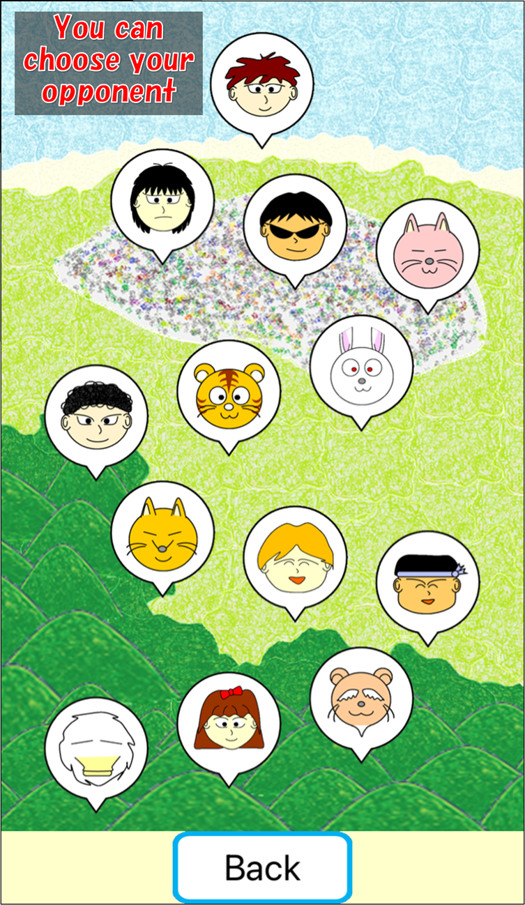 You can choose your opponent.