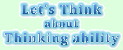 Logo of Let's Think about Thinking Ability