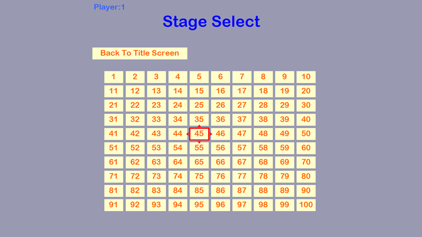 You can play any stage you want at any time.