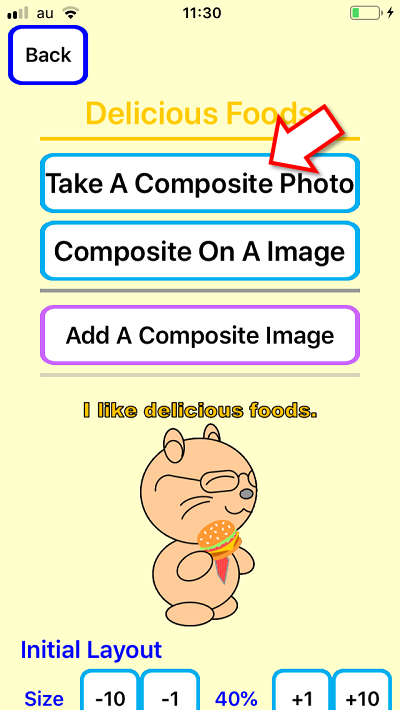 Take Character Composite Photos, Screen Shot